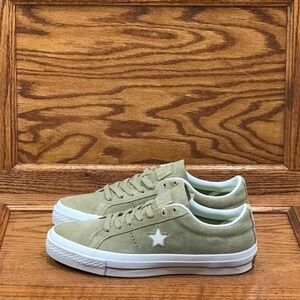 Converse One‎ Star Suede Ox Sandy White Shoes